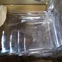 Stackable Acrylic Ghost Event Chairs – Set of 4, 14.5” W x 20” D x 35.5” H