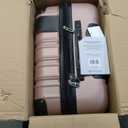 Travelers Club Midtown Hardside Luggage Travel, Rose Gold, 4-Piece Set