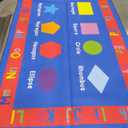 Drydiet Alphabet Classroom Rug Elementary Educational Daycare Rug 11.8 x 6.6ft Large Preschool Carpet for Classroom Multicolor Playmat for Kids Toddler Nursery School Early Learning