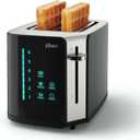 Oster 2-Slice Touchscreen Toaster, Digital Countdown Timer, 6 Shade Settings, Easy Touch Technology, Bagel/Reheat/Frozen Modes, Stainless Steel