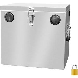 Peastorm Trailer RV Marine Battery Box - 12V Waterproof Stainless Steel Battery Relocation Kit for Boat, Trolling Motor, Kayak (Group 24), 24 series