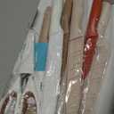 Astercook Knife Set, 13 Pieces Kitchen Knives Set with Healthy Anti-Rust Coating, Dishwasher Safe, Stainless Steel Chef Knife Sets with 6 Blade Guards, Perfect Valentine's Day Gifts for Kitchen (Large, Cream)