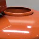 Metal Squirrel Proof Bird Feeder,Bird Feeders for Outdoors,Weight Activated Squirrel Proof Wild Bird Feeders with Finch Cardinal Chickadee,Large Capacity,Weatherproof and Durable,Reddish Brown