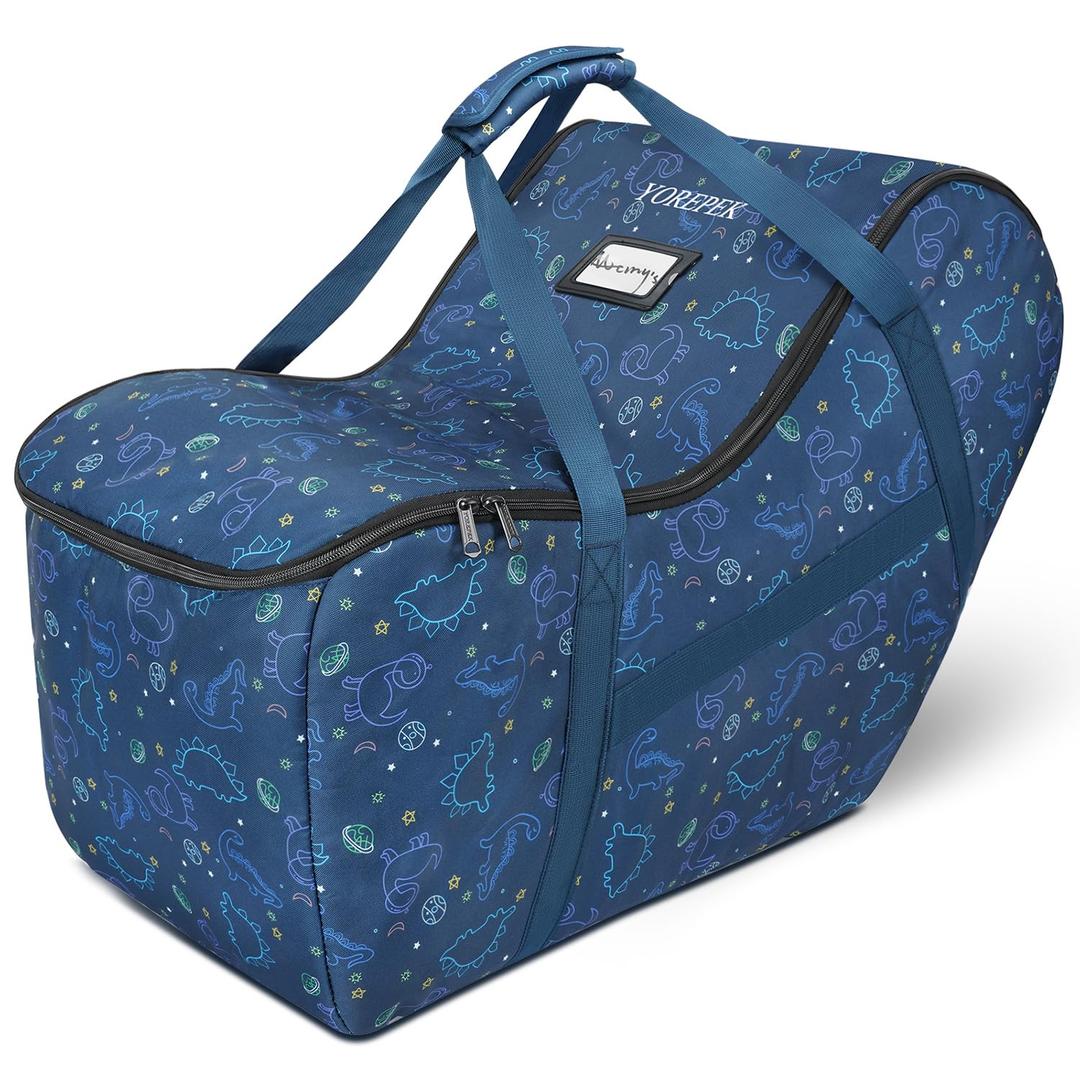 YOREPEK Infant Car Seat Travel Bag Compatible with Nuna Pipa Car Seat and Base,  Fit for Graco SnugRide 35 Lite and Base, Car Seat Carrier for Airport, Carseat Travel Cover for Baby Travel Essentials, Blue
