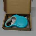 Fida Retractable Dog Leash X-Small Breed, 10 ft Durable Pet Walking Leash for Extra Small Dogs/Cats/Small Animals up to 18 lbs, 360° Tangle Free, Teel