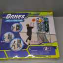 Kids Basketball Hoop Arcade Game,4 in 1 Arcade Game Set with Basketball sandbag Darts and Football,Indoor Outdoor Kids Sport Game for Ages 3 + Years