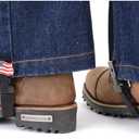 Milwaukee Leather Motorcycle Biker Elastic Bungee for Chaps or Pants in Various Emblems (Set of 2) MLA - One Size Fits Most (Mla4003-usa-flag)