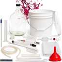 Making Kit & Mead Making Kit | Complete Home Brewing Kit for Beginners & Experts - Includes Glass Carboy, Fermenter, Hydrometer, Siphon, Airlock & More | DIY Brewing Equipment