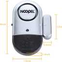 Door Alarms for Kids Safety, 6 Pack 120dB Pool Alarm Sensor for Doors and Windows, Window Alarms for Home Security, Burglar Intruder Entry Alert for Toddlers Personal Security