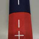 EssenceOasis Portable Bluetooth Speaker, Waterproof Wireless Speaker, Pink and Blue, LED Light Ring, Carry Strap