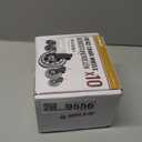 HOLKIE Office Chair Wheels 10pack Roller Blade Caster Rubber Replacement for Office 11x22mm Transparent 3 Inch, Desk Rolling Set of 10 for Hardwood Floors Gaming Chair Wheels Smooth & Silence Gliding (Clear)