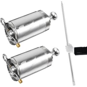 Healifty 2pcs Metal Appearing Cane Magician Wand Retractable Collapsible for Professional Magician Stage Close-up Tricks Accessories