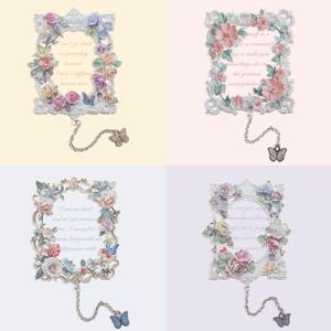 2 x 4 Pieces Metal Bookmarks for Women, Large Size Cute Hollow Bookmark Garland Flower Window Butterfly Unique Book Mark for Reading, Artistic Gift for Book Lovers Writers Readers Children Teens Men