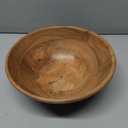 Samhita Acacia Wood Fruit Bowl for Fruits or Salads,Serving Dish Looks Absolute Beautiful With Your Kitchen (10" x 10" X 4")