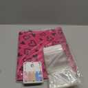 Large Transparent Jewelry Storage Book with 300 Pockets and 50 Jewelry Pouches,Travel Jewelry Organizer and Storage,Jewelry Binder Organizer for Earring,Bracelet,Necklace (300 Grids+50 pvc bags,Pink heart)