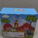 Farm Animals Toys for 1 2 3 4 5 Year Old Toddlers Girls Boys, Big Red Barn Farm Playset with Figures Animals and Tractor Toy for Kids 35, Educational Learning Toys, Christmas Birthday Easter Gifts