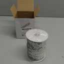 Chuangdi 11 Yard 1 Inch Elastic Sequins Trim 3 Row Flat Glitter Sequin Bling Fabric Paillette Ribbon Trim Metallic Stretch Crafts Elastic Lace for Dress Embellish (Silver)