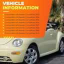 1Y0837461F Driver Side Power Window Regulator Compatible with Beetle Convertible 2003-2010 Front Left Window Lift Replace 1Y0837461B