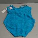 Women's Standard Crochet Scoop Neck One Piece, 10