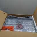 88in Steel Garden Arch Arbor Trellis for Climbing Plants Outdoor,Yard,Garden,Climbing Plants 7ft Decorative Wire Lattice,Outdoor Wedding Arch(Black) (Medium)