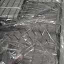 SNTD Dish Drying Rack - Small Dish Rack for Kitchen Counter, Stainless Steel Dish Drainer with Utensil Holder and Drainboard, 11" W x 15" L (Grey) (Gray)