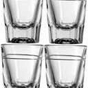 2 oz Heavy Shot Glass with Line (Pack of 4)