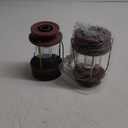 pearlstar Solar Lantern Outdoor Waterproof Hanging Solar Garden Lights - 2 Pack Solar Powered Landscape Christmas Lanterns with Retro Design for Patio, Yard, Garden and Pathway Decor (Warm Light) (5.5'')