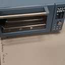 Nuwave Bravo Pro Smart Air Fryer Toaster Oven Combo, Airfryer Convection Oven Countertop, 10-in-1 Functions with Quicker & Even Crisp Technology, 1800W, 50-450F, PFAS-Free, 21QT, Cozy Blue