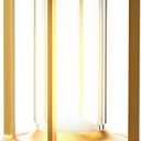 Table Lamp, Portable Cordless Rechargeable LED, 3-Colour Dimming, Gold, Ideal for Bedroom, Outdoor, Restaurants, Bars, Coffee Shops, Camping