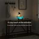 Halloween Ghost Bubble Bath Lamp, Cute Bathtub Ghost Night Lights for Halloween Decor, Halloween Decor for Bathroom, Gift for Book LoversDesk, Shelf, Party & Gift