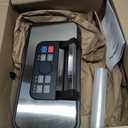 95Kpa Powerful Precision Pro Vacuum Sealer, with Double Heat Seal & Double Pump, EasyLock Handle, 10in1 Vacuum Sealer Machine for Food with Bags Storage, Builtin Cutter, Stainless Steel