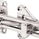 Prime-Line U 11318 Swing Bar Door Guard With High Security Auxiliary Lock, Chrome Finish (Single Pack)