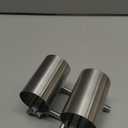 Dianrui 2PCS 2" Butt Joint Stainless Steel Clamp Band,2" Universal Widening Clamp Fit for Exhaust System