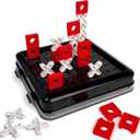 3D Tic Tac Toe Game, 64 Pieces, Classic & Challenging Board Sizes, 4 in a Row