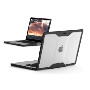 URBAN ARMOR GEAR UAG Designed for MacBook Pro 14" Case M5 2026 M4 2024 M3 2023 Pro/Max Chip Rugged Military Grade Laptop Cover, Plyo Translucent Clear Ice