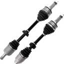 front CV Axle Shaft Assembly with balancer for TSX 2009-2013 2.4L | Accord 2008-2014 L4 2.4L,Civic 2014 L4 1.8L engine Replace OE 44306TA0A50 44306TL2E50 44306T2AA00 44306T2AA50