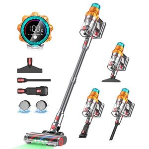 REBANIC Cordless Vacuum Cleaners for Home,8-in-1/65Min/600W/48Kpa Powerful Suction,Self-Standing Cordless Stick Vacuum Cleaner,Lightweight Anti-Tangle Rechargeable Vacuum for Floor/Carpet/Pet Hair/Car