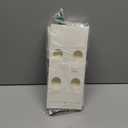 2 Pcs Wine Glass Holder Under Shelf or Cabinet Punch-free,Stemware Rack Glassware Drying Storage Hanger for Kitchen,Bar and Restaurant (White) (10 Inch 2 Pack)