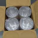 100 Pieces Monogrammed Plastic Cups Gold Foil Letter N Disposable Cups 12 oz Clear Initial Party Cups for Wedding Birthday Baby Shower Personalized Party Drinkware