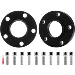 Aeagle 25mm Hubcentric Wheel Spacers 5x112 Thread 14x1.5 Hub Bore 66.6mm for E300 E350 E400 C250 Matic A5 S5 A6 S6 A7 A8, Forged Aluminum Wheel Adapters 2PCS