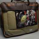 OASIS AUTO Custom Fit Seat Covers for 2019-2025 Chevy Silverado GMC Sierra 1500 2500HD 3500HD (Crew, Double & Extended Cab), Full Set Premium Faux Leather, Waterproof Pickup Truck Protectors (Tan)