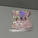 Hiroyuki Iridescent Makeup Bag, 14 inches Cosmetic Bag, Large Capacity Travel-Friendly Pouch (plain, pink)