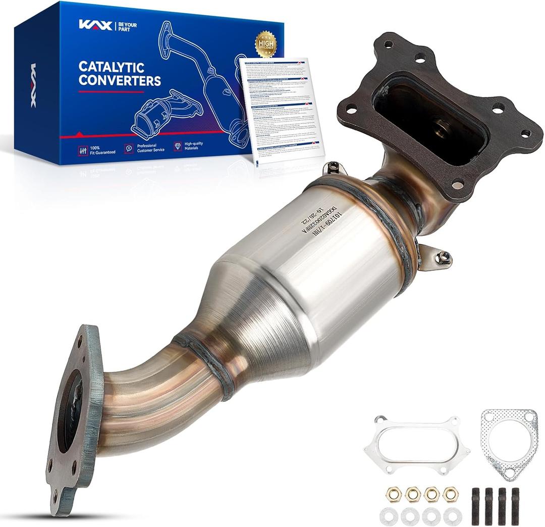 KAX Catalytic Converter Compatible with Honda Accord 2.4L 2013-2017, CR-V 2015-2016, Stainless Steel High Performance 1PC (EPA Compliant)