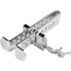 Car Anti Theft Brake Pedal Lock with 8-Hole Adjustable,Heavy Duty Gas Pedal Lock Anti Thefts Car with 3 Keys,Portable Cars Pedals Locks for Security Anti-Theft Protection