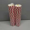 100 Pack Muffin Liners Baking Paper Cups Red and White Stripes Cupcake Liners Elegent Muffins Baking Cups Cupcake Wrappers for Birthday Parties, Weddings, Bottom Dia 2.36 Inch