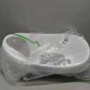 Boon Soak 3 Stage Baby Bathtub - Baby Bath Tub with Three Support Positions for Newborn to Toddlers - Color Changing Drain Plug for Ideal Bath Temperature - Gray - Ages 0 to 18 Months and Up