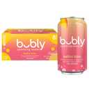 bubly Sparkling Water, Bellini Bliss, Zero Sugar & Zero Calories, 12 Fl Oz Cans (Pack of 8) (EXP 03/01/27)
