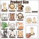 12pcs Safari Centerpieces for Safari Baby Shower Decorations Cute Animals Wild One Birthday Decorations