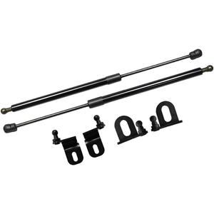 TSUBASA Lift Supports for Honda Element (YH1/2) 2003-2011 Front Bonnet Hood Modify Carbon Fiber Gas Charged Shock Dampers Spring Struts Bar (2 PCS) (Normal Black)