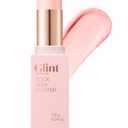 Glint Stick Highlighter (Rosy Moon, 0.24oz) - Multi-Use Illuminator Stick, Buildable & Blendable for Long-Lasting Natural Glow. Korean Makeup. Eyes, Cheeks, Nose, Lips.